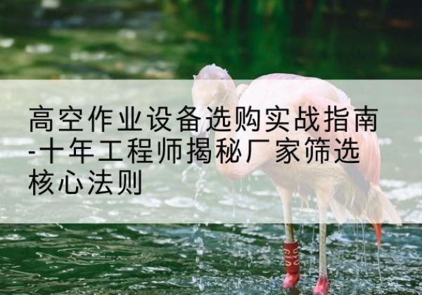 老城剪叉式升降机厂家-高空作业设备选购实战指南-十年工程师揭秘厂家筛选核心法则